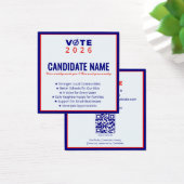 2026 Political Campaign Candidate Election Contact (デスク)