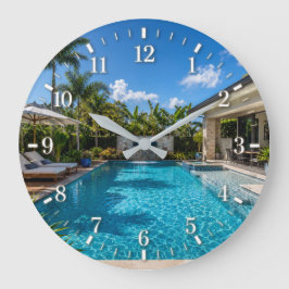 2026 Pool Clock ラージ壁時計
