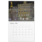 2026 Prague Old Town at Night Calendar カレンダー (2月 2026)
