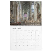2026 Prague - St. Vitus Cathedral Calendar カレンダー (1月 2026)