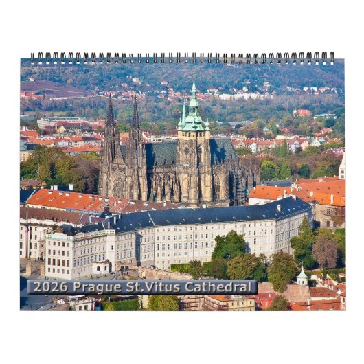 2026 Prague - St. Vitus Cathedral Calendar カレンダー (カバー)