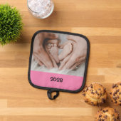 2026 Pregnancy Expecting Announcement Photo Year 鍋敷き (トップダウン)