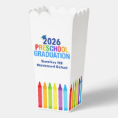2026 Preschool Graduation Custom Party Popcorn フェイバーボックス (正面)