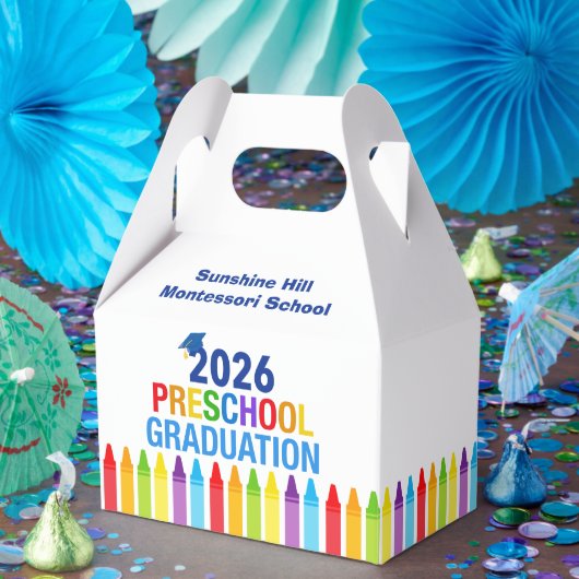2026 Preschool Graduation Custom School Party フェイバーボックス (パーティー)