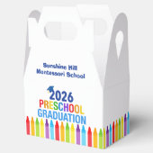 2026 Preschool Graduation Custom School Party フェイバーボックス (オープン)