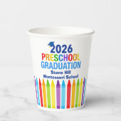 2026 Preschool Graduation Custom School Party 紙コップ (裏面)