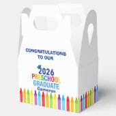 2026 Preschool Graduation Party Custom Graduate フェイバーボックス (オープン)