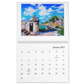 2026 Puerto Rico Art  カレンダー (1月 2027)