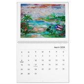 2026 Puerto Rico Art  カレンダー (3月 2026)