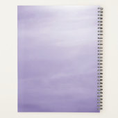 "2026" Purple Ferris Wheel Skyline プランナー手帳 (裏面)