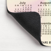 2026 Rainbow Cloud Calendar by Janz マウスパッド (コーナー)