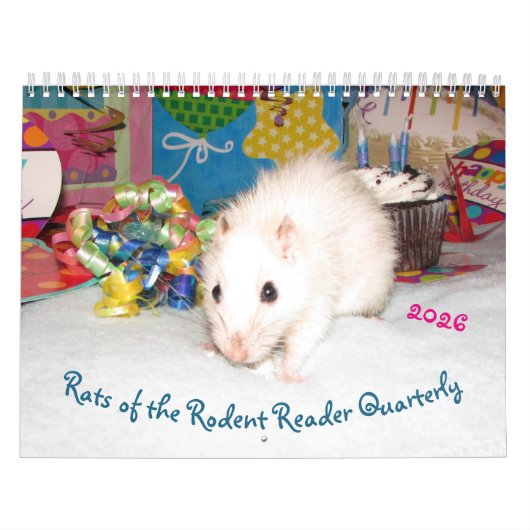 2026 RATS of the Rodent Reader Calendar B カレンダー (カバー)