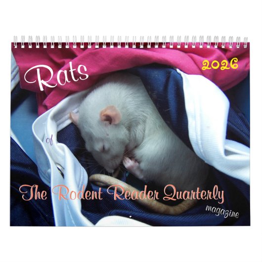 2026 Rats of The Rodent Reader Calendar G カレンダー (カバー)