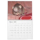 2026 RATS of the Rodent Reader Calendar I カレンダー (2月 2027)