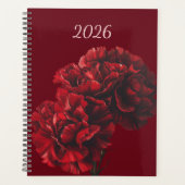 2026 Red Carnations Planner プランナー手帳 (正面)
