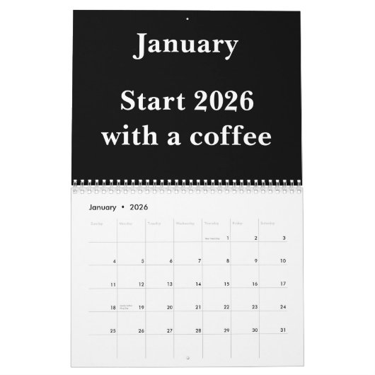2026 Relatable Office Wall Calendar カレンダー (1月 2026)