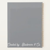 2026 Reset Planner プランナー手帳 (裏面)