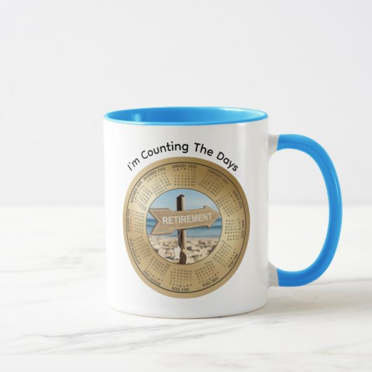 2026 Retirement Calendar Coffee Mug マグカップ (右)