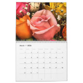 2026 Rose Calendar カレンダー (3月 2026)