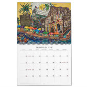 2026 San Antonio Artist Series Calendar カレンダー (2月 2026)