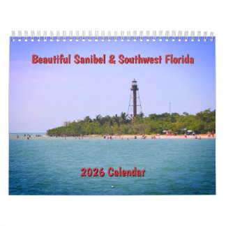2026 Sanibel & Southwest Floridaウォールカレンダー カレンダー