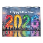 2026 Scenic Seasons Monthly Wall Calendar カレンダー (カバー)