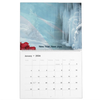 2026 Scenic Seasons Monthly Wall Calendar カレンダー