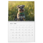 2026 Schnauzer 12-Month Wall Calendar カレンダー (3月 2026)