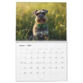 2026 Schnauzer 12-Month Wall Calendar カレンダー (3月 2027)