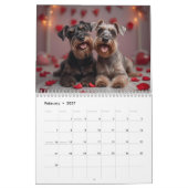 2026 Schnauzer 12-Month Wall Calendar カレンダー (2月 2027)