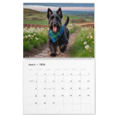 2026 SCOTTISH TERRIER CALENDAR カレンダー (3月 2026)