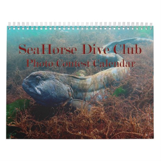 2026 SeaHorse Dive Club Photo Contest Calendar カレンダー (カバー)