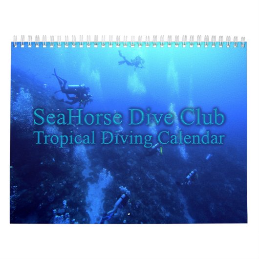 2026 SeaHorse Dive Club Tropical Diving Calendar カレンダー (カバー)
