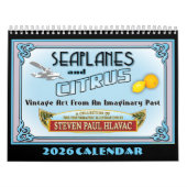 2026 Seaplanes and Citrus Calendar カレンダー (カバー)