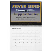 2026 Seaplanes and Citrus Calendar カレンダー (2月 2027)