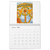2026 Seasonal Monthly Calendar カレンダー (1月 2026)