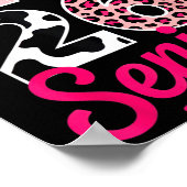 2026 Senior Cow Lovers Graduation Funny Cl Shirt F ポスター (角)