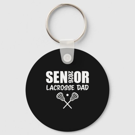 2026 Senior Lacrosse Dad Lacrosse Team Parent  キーホルダー (正面)