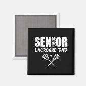 2026 Senior Lacrosse Dad Lacrosse Team Parent マグネット (正面/裏面)
