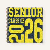 2026 Senior Year Modern Graphic Keepsake Autograph ノートブック (正面)