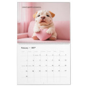 2026 Shar Pei Puppy by WangWang カレンダー (2月 2027)