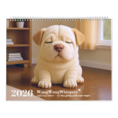 2026 Shar Pei Puppy by WangWang カレンダー (カバー)