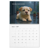 2026 Shar Pei Puppy by WangWang カレンダー (3月 2027)