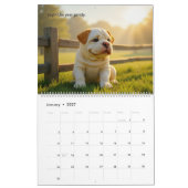 2026 Shar Pei Puppy by WangWang カレンダー (1月 2027)