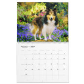 2026 Shetland Sheepdog Sheltie Mama Owner カレンダー (2月 2027)