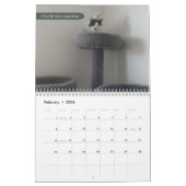 2026 silly cat Calendar カレンダー (2月 2026)