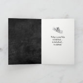 2026 Silver Graduation Laurel Wreath on Leather カード (内部)