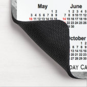 2026 Silver Holiday Art Calendar by Janz Mouse pad マウスパッド (コーナー)