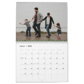 2026 Simple Create Your Own Custom Family Photo  カレンダー (3月 2026)