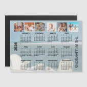 2026 Six Photos Beach Calendar Magnet  (正面/裏面)
